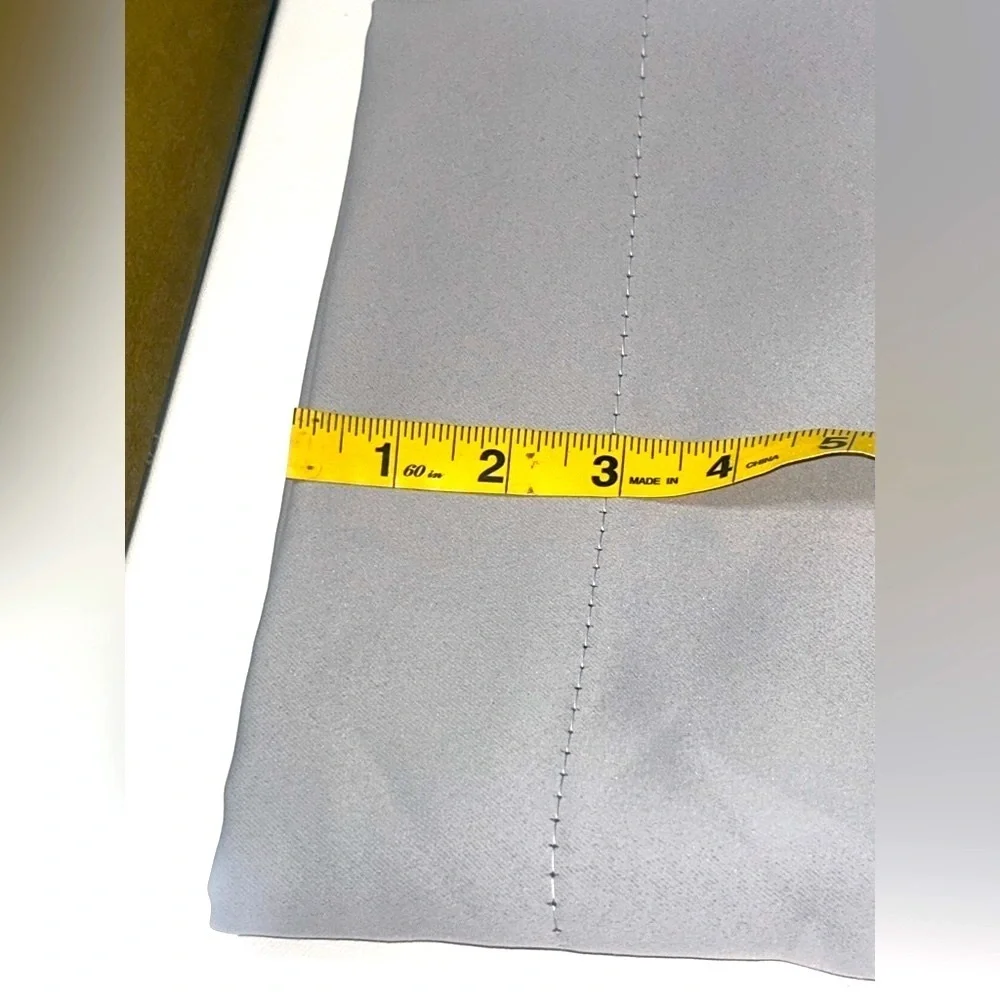 🍀 3 for $25 Versatile Functional Drapes Semi Blackout Drapes Soft Grey 36 x 29